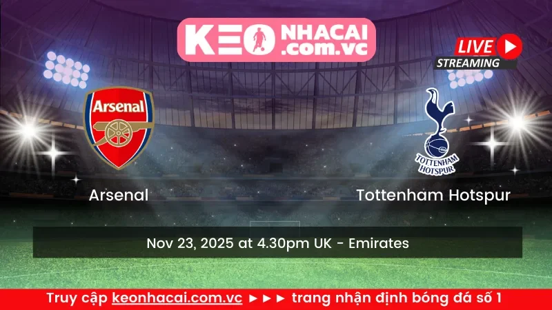 Arsenal vs Tottenham Hotspur